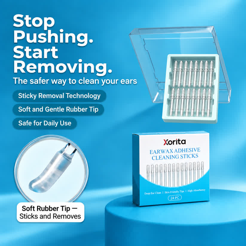 Sticky Ear Cleaner – Powerful Cleaning, Gentle on Ears