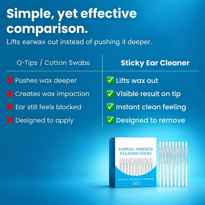 Sticky Ear Cleaner – Powerful Cleaning, Gentle on Ears