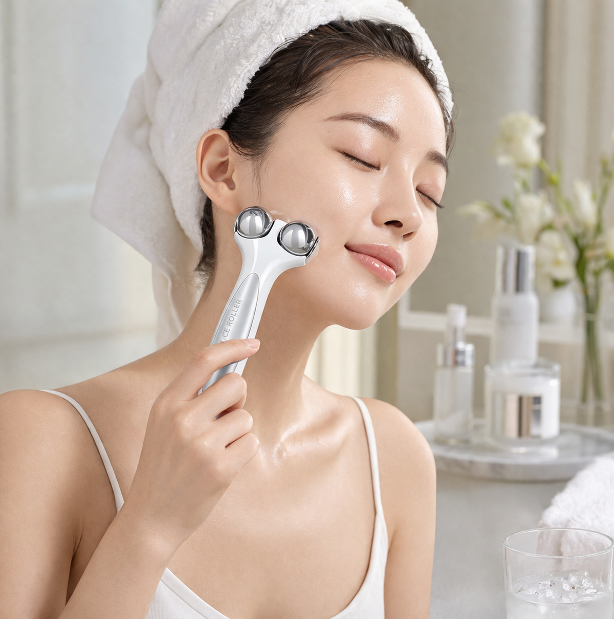 Cooling Facial Massage