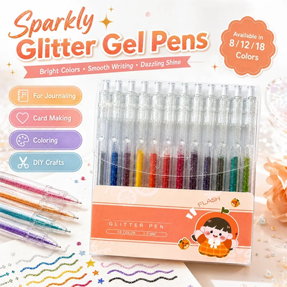🌈LAST DAY SALE ✨50K+ SOLD!🎁Glitter Gel Pen Set