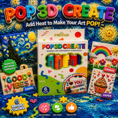 🔥Last Day Promotion 50% OFF 🖍️3D Relief Art Pen – Turn Flat Drawings Into Touchable 3D Art🪄