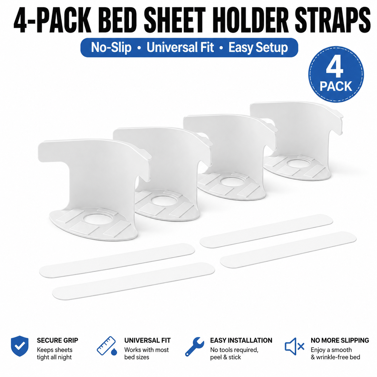 Buy White-4PCS