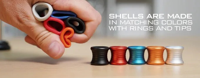 Color-matched silicone shells