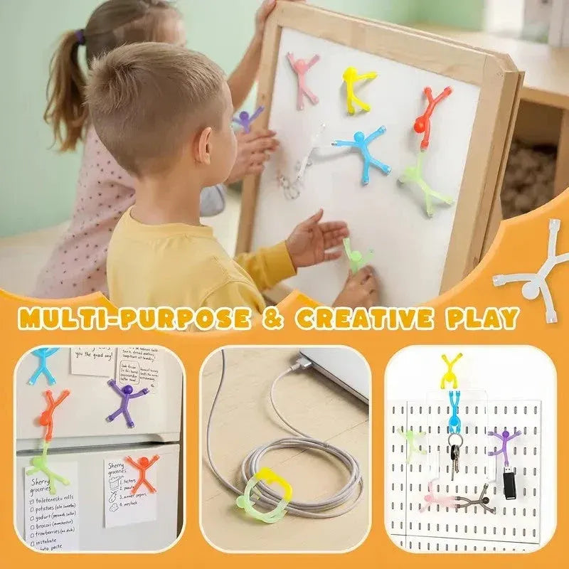Bend, Snap & Build Magnetic Figures | 10-Piece Set