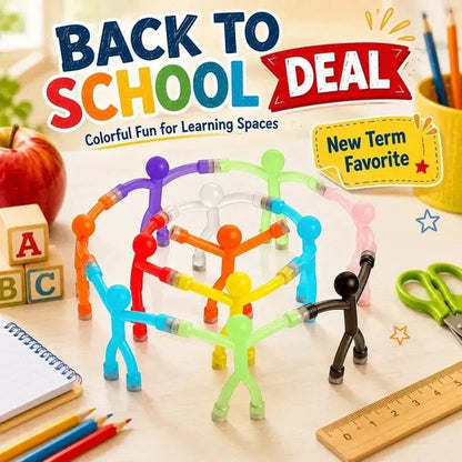 Bend, Snap & Build Magnetic Figures | 10-Piece Set